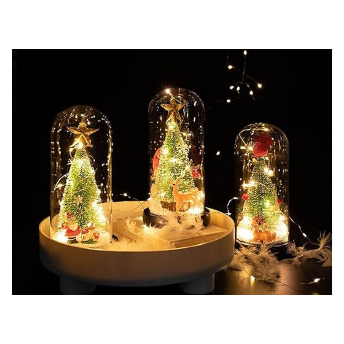 Árbol de Navidad con Estrella en Cúpula