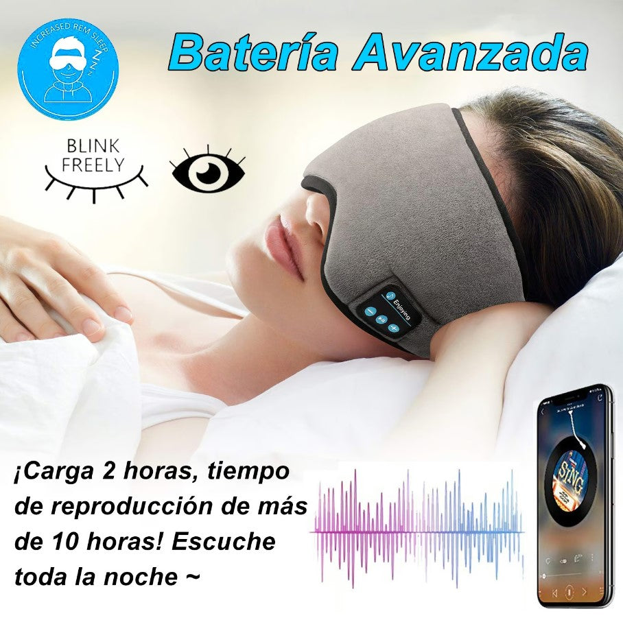 Antifaz Con Audífonos Para Dormir