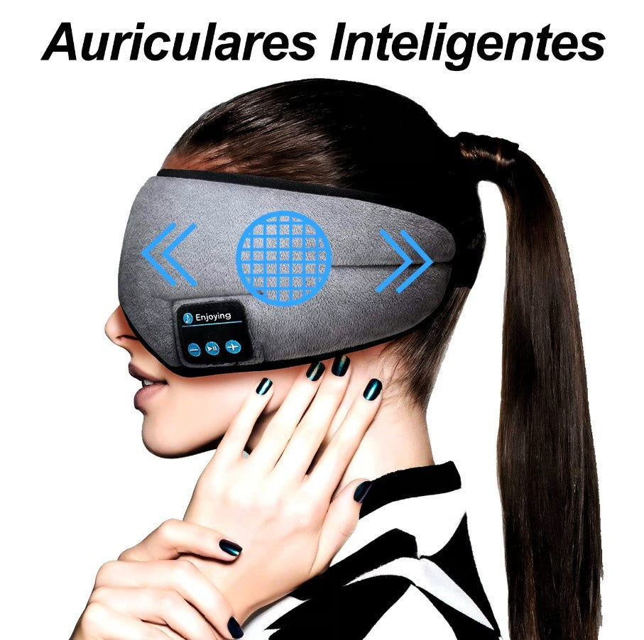 Antifaz Con Audífonos Para Dormir