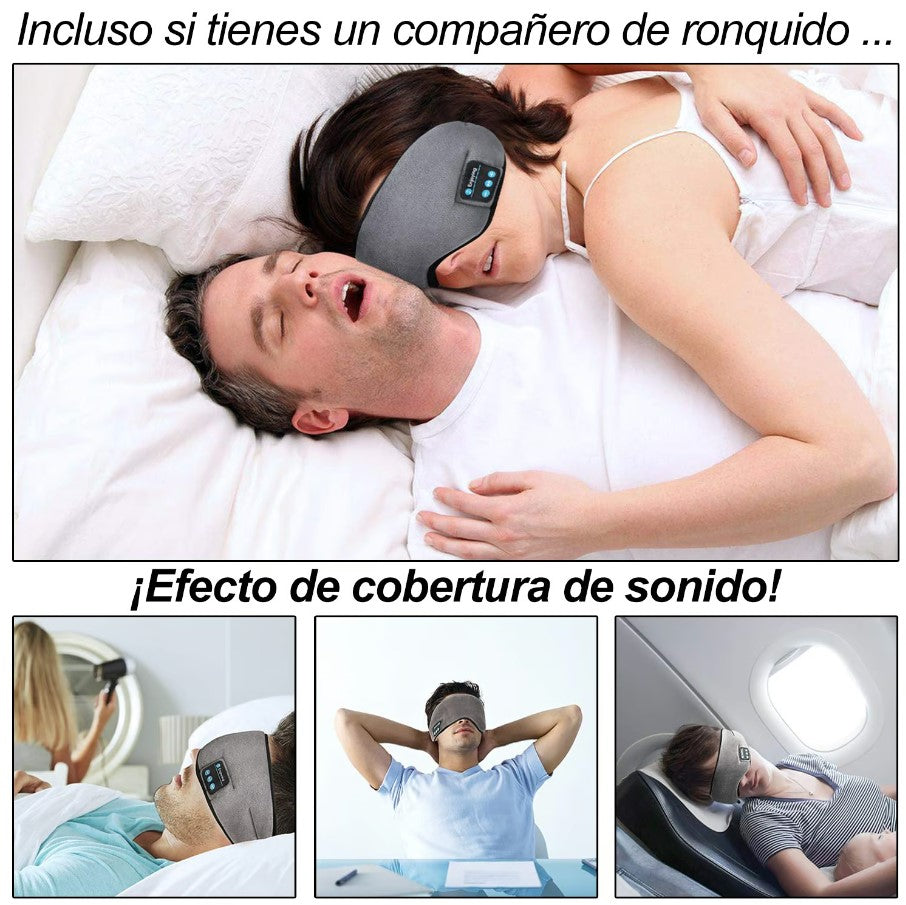 Antifaz Con Audífonos Para Dormir